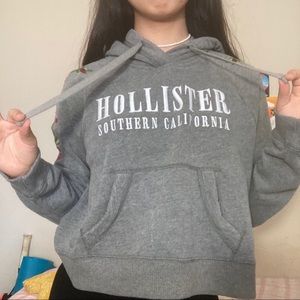 hollister embroidered hoodie
